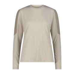 Bluzka z długim rękawem damska CMP Zulka T-Shirt. Brązowe bielizna sportowa CMP, bez wzorów. Za 193.00 zł.