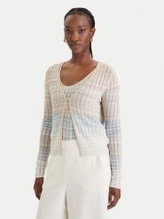 Guess Kardigan W6GR07 Z0588 Beżowy Regular Fit. Brązowe kardigany Guess, l, z aplikacjami, z wiskozy. Za 379.99 zł.