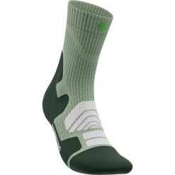 Skarpetki średniej długości z wełny merino dla kobiet Bauerfeind Merino. Zielone skarpety BAUERFEIND, bez wzorów, z wełny. Za 265.50 zł.