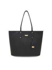QUAZI Torebka MQS-B-001-05 Czarny. Czarne shopper QUAZI, bez wzorów, ze skóry, bez dodatków. Za 219.99 zł.