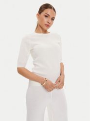 Max Mara Leisure Sweter Cima 24263660 Biały Regular Fit. Białe swetry Max Mara Leisure, xs, bez wzorów, z wełny, bez ramiączek. Za 559.99 zł.
