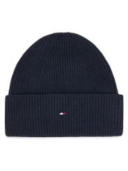 Tommy Hilfiger Czapka Flag AW0AW19102 Granatowy. Niebieskie czapki TOMMY HILFIGER, bez wzorów, z bawełny. Za 189.99 zł.