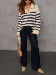 LA Angels Sweter w kolorze beżowym rozmiar: L. Brązowe swetry LA Angels, l, bez wzorów, bez ramiączek. Za 182.72 zł.