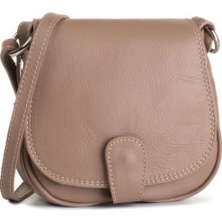 Torebka CREOLE - RBI046 Brąz S05. Brązowe listonoszki Creole, bez wzorów, ze skóry, bez dodatków. W wyprzedaży za 109.00 zł.