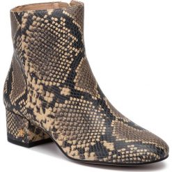 Botki LAUREN RALPH LAUREN - Welford 802760404001 Beige Htr. Brązowe botki Lauren Ralph Lauren, bez wzorów, z materiału, bez obcasa, na obcasie, bez zapięcia. Za 849.00 zł.