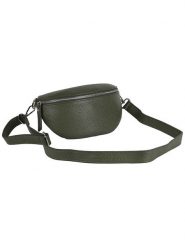 Zwillingsherz Skórzana saszetka w kolorze oliwkowym - 23 x 14 x 7 cm rozmiar: onesize. Brązowe torby na ramię Zwillingsherz, bez wzorów, z materiału, sportowe, przez ramię, bez dodatków. Za 127.65 zł.