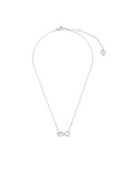 Guess Naszyjnik JUBN06 047JW Srebrny. Szare naszyjniki Guess, srebrne. Za 248.99 zł.