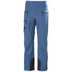 Spodnie narciarskie dla kobiet Helly Hansen Powderqueen. Niebieskie spodnie narciarskie Helly Hansen, bez wzorów, narciarskie. W wyprzedaży za 909.00 zł.