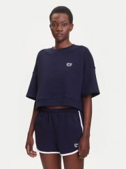 Gap Bluza 778442-00 Granatowy Oversize. Niebieskie bluzy GAP, xxs, bez wzorów, z bawełny, bez kaptura. Za 139.99 zł.