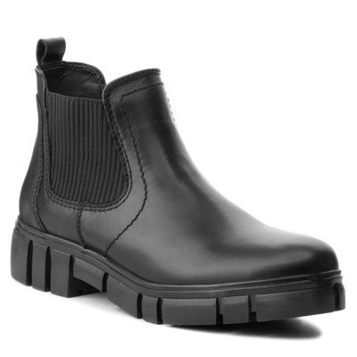 Lasocki WE112 Czarny. Czarne botki Lasocki, bez wzorów, ze skóry, bez obcasa, bez zapięcia. Za 249.99 zł.