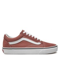 Tenisówki Vans. Brązowe trampki Vans, bez wzorów, bez zapięcia. Za 249.99 zł.