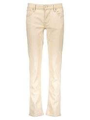 Guess Dżinsy - Slim fit - w kolorze beżowym rozmiar: W34/L32. Brązowe jeansy Guess, l, z aplikacjami. Za 127.65 zł.