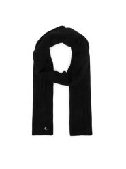 Calvin Klein Szalik LV04F8119G Czarny. Czarne szaliki Calvin Klein, bez wzorów, z wełny. Za 329.99 zł.