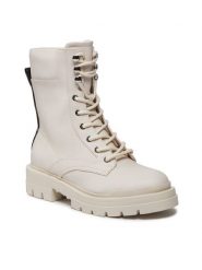 Guess Trapery Obetter FL7OTT ELE10 Écru. Trapery i śniegowce Guess, ze skóry. Za 789.99 zł.