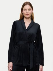 Triumph Koszulka piżamowa Sensual Velour 10225078 Czarny Relaxed Fit. Czarne koszule nocne Triumph, bez wzorów, z syntetyku, bez ramiączek. Za 189.99 zł.