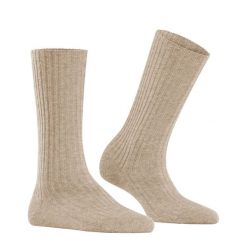 Skarpetki damskie Falke Cosy. Zielone skarpety Falke, bez wzorów, z kaszmiru. Za 136.00 zł.