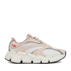 Buty do biegania Reebok. Białe obuwie sportowe Reebok, bez zapięcia, do biegania. Za 309.99 zł.