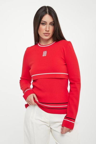 Komplet damski sweter + top SPORTALM. Swetry Sportalm, bez wzorów, bez ramiączek. W wyprzedaży za 1,063.20 zł.