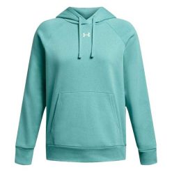 Bluza Z Kapturem Damska Polar Rival. Zielone bluzy Under Armour, bez wzorów, z polaru, z kapturem. Za 358.99 zł.