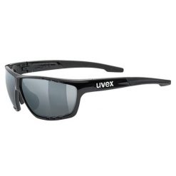 Okulary Uvex sportstyle 706 Black 2216 2021. Czarne okulary przeciwsłoneczne UVEX, bez wzorów, sportowe. Za 207.50 zł.