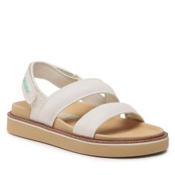 Sandały HOFF. Brązowe sandały Hoff, bez wzorów, bez obcasa, na płaskiej podeszwie, bez zapięcia. Za 339.99 zł.
