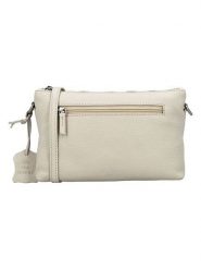Charm Skórzana torebka w kolorze kremowym - 22 x 14 x 7 cm rozmiar: onesize. Brązowe torby na ramię Charm, bez wzorów, z materiału, na ramię, bez dodatków. Za 165.99 zł.