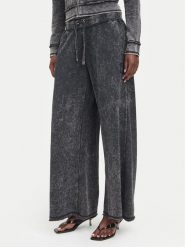 Juicy Couture Spodnie dresowe JCWBJ226321 Czarny Relaxed Fit. Czarne spodnie dresowe Juicy Couture, xxs, bez wzorów, z bawełny. Za 349.99 zł.