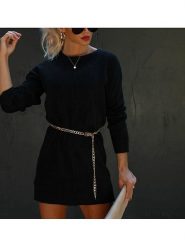 Milan Kiss Sukienka w kolorze czarnym rozmiar: L. Czarne sukienki Milan Kiss, l, bez wzorów, bez kołnierzyka, bez ramiączek, mini. Za 118.01 zł.