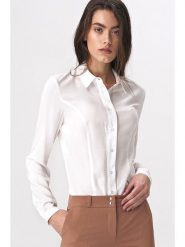 Nife Body-koszula w kolorze białym rozmiar: 40. Białe koszule Nife, bez wzorów, bez kołnierzyka, bez ramiączek. Za 152.26 zł.