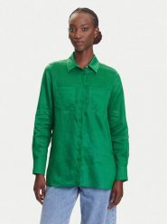 Marella Koszula Agamia 2513111052 Zielony Relaxed Fit. Zielone koszule Marella, bez wzorów, bez kołnierzyka, bez ramiączek. Za 529.99 zł.