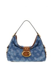 Guess Torebka 182792 Niebieski. Niebieskie listonoszki Guess, z aplikacjami, bez dodatków. Za 674.99 zł.