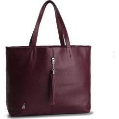 Torebka WOJEWODZIC - W1611/FD20 Bordowy. Czerwone shopper Wojewodzic, bez wzorów, ze skóry, bez dodatków. W wyprzedaży za 329.00 zł.