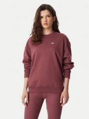 Adidas Bluza Essentials Crew Long Fleece Sweatshirt KT2279 Brązowy Regular Fit. Brązowe bluzy Adidas, xs, bez wzorów, z bawełny, bez kaptura. Za 219.99 zł.