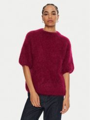 Dixie Sweter M277K008A Bordowy Relaxed Fit. Czerwone swetry Dixie, m, bez wzorów, z syntetyku, bez ramiączek. Za 379.99 zł.