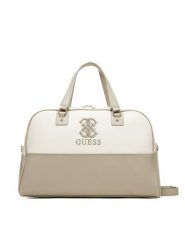 Guess Torba V5YZ03 WHDW0 Écru. Torby podróżne Guess, z aplikacjami, ze skóry. Za 439.99 zł.