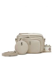 Steve Madden Torebka Blillite SM13001518 Beżowy. Brązowe listonoszki Steve Madden, bez wzorów, ze skóry, bez dodatków. Za 299.99 zł.