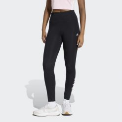 Legginsy fitness damskie ADIDAS. Czarne legginsy Adidas, xs, bez wzorów, z materiału, na fitness i siłownię. Za 129.99 zł.