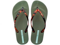 Japonki damskie Ipanema Anat Connect II. Niebieskie klapki Ipanema, bez wzorów, z gumy, bez obcasa. Za 100.77 zł.