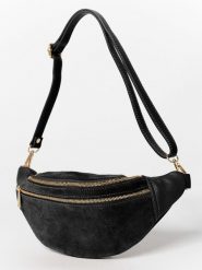 Anna Morellini Skórzana saszetka "Carola" w kolorze czarnym - 32 x 16 x 9 cm rozmiar: onesize. Czarne torby na ramię Anna Morellini, bez wzorów, z materiału, sportowe, przez ramię, bez dodatków. Za 217.99 zł.