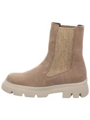 Think! Skórzane sztyblety "Kangae" w kolorze beżowym rozmiar: 40,5. Brązowe botki Think!, bez zapięcia. Za 359.32 zł.