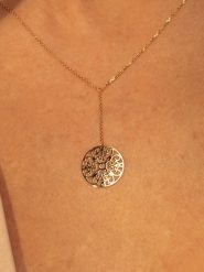 OR ÉCLAT Pozłacany naszyjnik "Rosace pendante" - dł. 42 cm rozmiar: onesize. Żółte naszyjniki OR ÉCLAT, pozłacane. Za 935.99 zł.