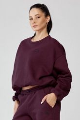 Damska bluza sportowa oversize Rough Radical Trip Classic. Brązowe bluzy ROUGH RADICAL, na jesień, s, bez wzorów, z bawełny, bez kaptura. Za 159.99 zł.