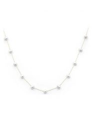 MOODE Naszyjnik "Johanna" - dł. 40 cm rozmiar: onesize. Białe naszyjniki MOODE, z perłą, ze stali. Za 56.99 zł.