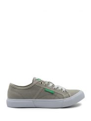 Benetton Sneakersy w kolorze oliwkowym rozmiar: 37. Brązowe trampki Benetton, bez wzorów, z materiału, bez zapięcia. Za 141.19 zł.