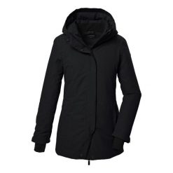 Parka damska z kapturem Killtec KOW 93. Czarne parki Killtec, l, z materiału, eleganckie, z kapturem. Za 596.65 zł.
