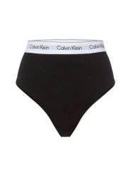 Calvin Klein Stringi Kobiety Bawełna czarny, XL. Czarne stringi Calvin Klein, bez wzorów, z bawełny. Za 169.95 zł.