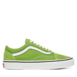 Tenisówki Vans. Pomarańczowe trampki Vans, bez wzorów, bez zapięcia. Za 339.99 zł.