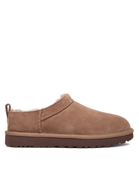Ugg Śniegowce W Classic Micro 1173891 Beżowy. Brązowe trapery i śniegowce UGG, ze skóry. Za 649.99 zł.