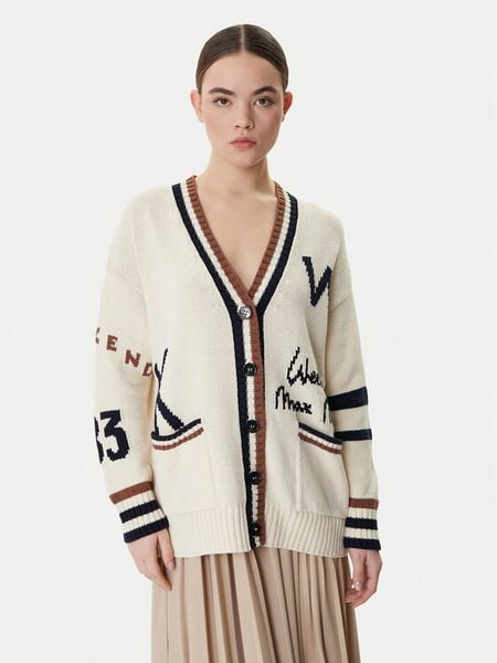 Weekend Max Mara Kardigan Blasone 2615341061 Beżowy Relaxed Fit. Brązowe kardigany Weekend Max Mara, m, bez wzorów, z syntetyku. Za 1,389.00 zł.