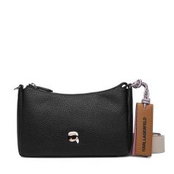 Torebka KARL LAGERFELD. Czarne torebki klasyczne KARL LAGERFELD, bez wzorów, bez dodatków. Za 679.99 zł.